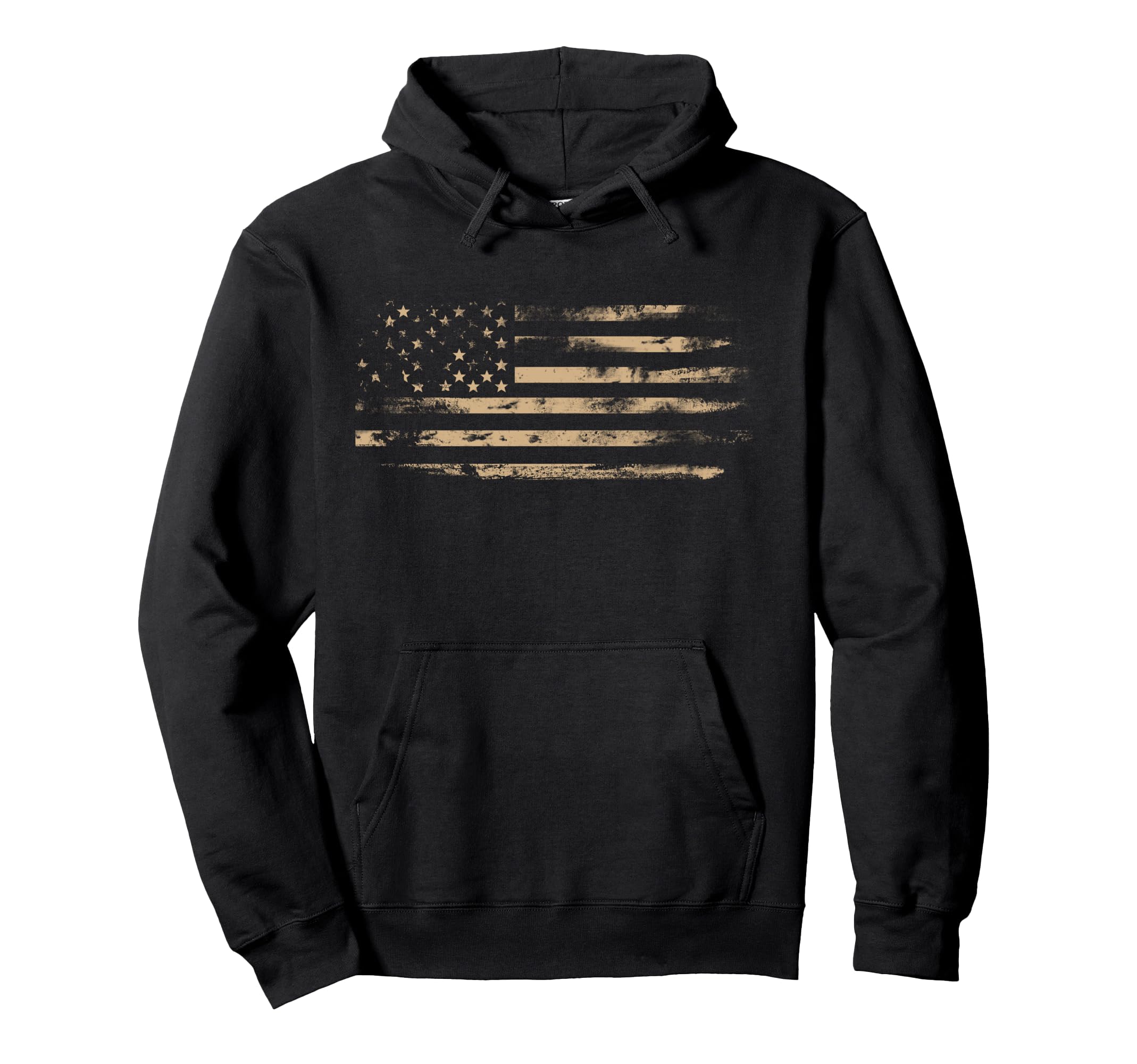 Distressed American Flag Usa Flags Hoodie - Graphic Print Men Women