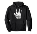 Jerry Distressed Hand Gift Hoodie - Minimalist Print for Adults