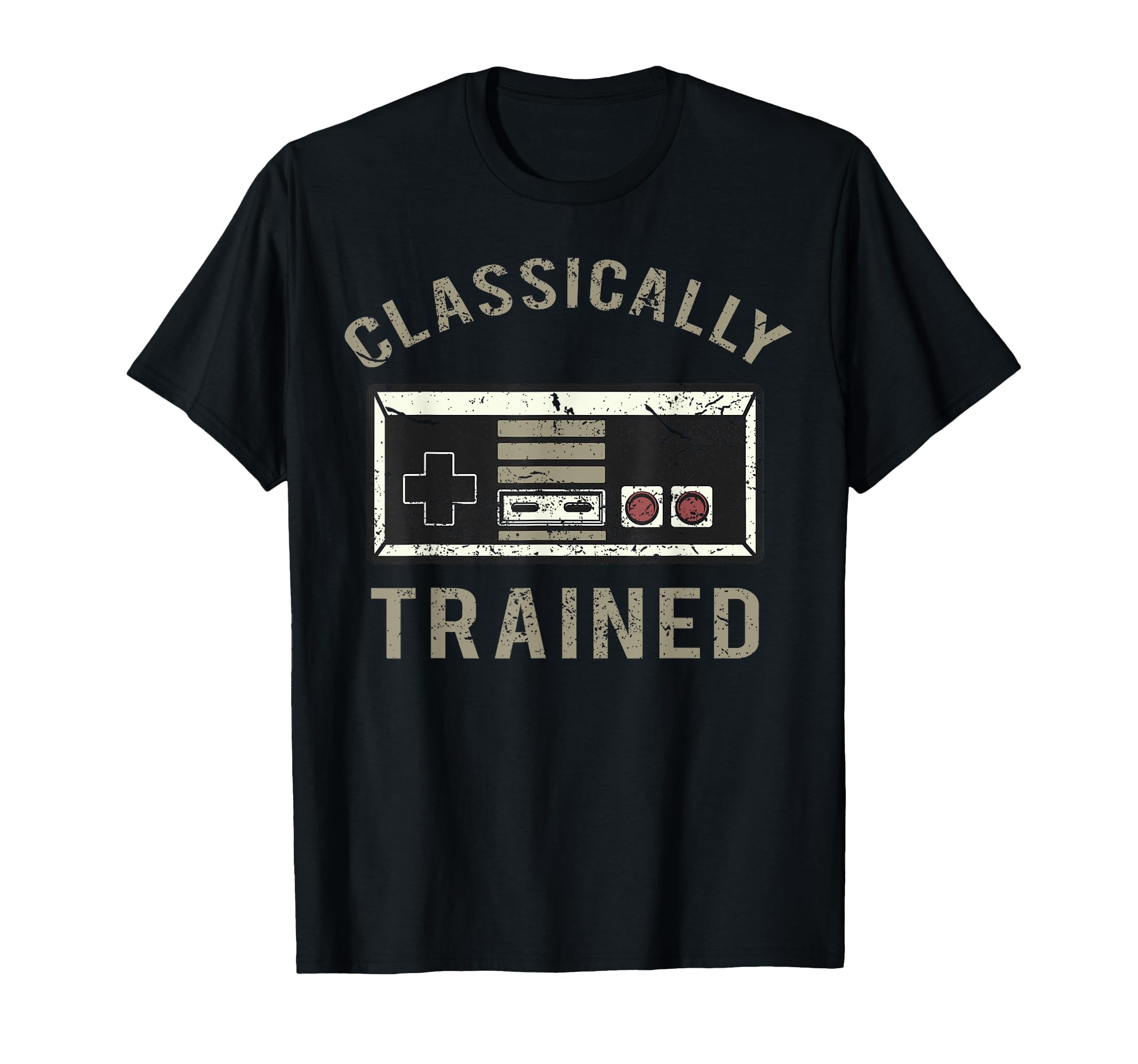 Video Game Distressed Small T-Shirt - Trendy Graphic for Adults