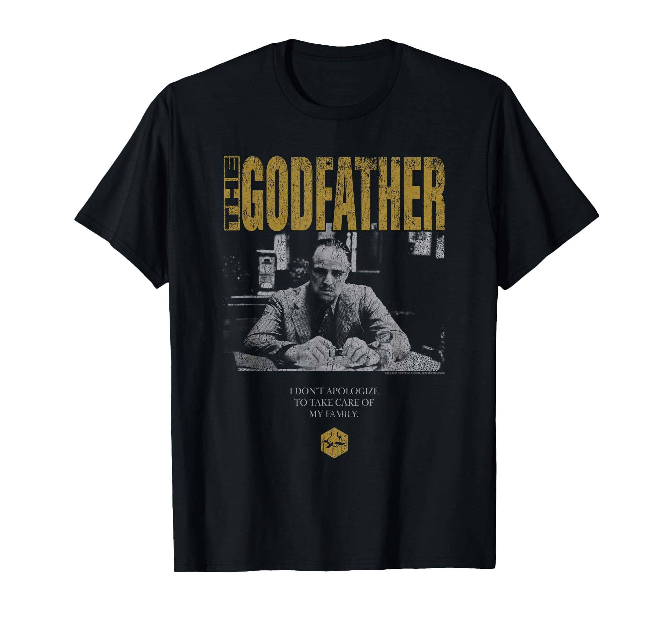 Godfather Distressed Family Gangster T-Shirt - Streetwear Style Men Women